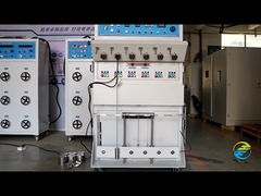 UL817 อุปกรณ์การทดสอบสายเคเบิล อุปกรณ์การทดสอบการดึงอย่างฉับพลันที่มี 6 สถานที่ทํางาน