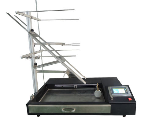 ราคาดี EN71-2-2003 เครื่องทดสอบการเผาไหม้แบบครบวงจรชุดควบคุมของเล่นเปลวเพลิงการควบคุม PLC ออนไลน์