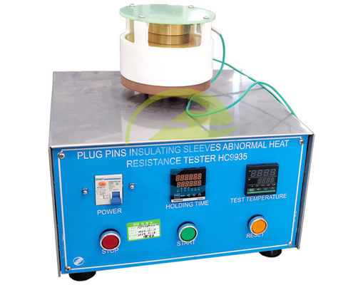 ราคาดี IEC60884 เครื่องทดสอบพัสดุพัสดุที่สอดคล้องกับมาตรฐาน พร้อมการทํางานปุ่มทองแดง 20 มม. และระยะห่าง 7 ± 0.5 มม. สําหรับการทดสอบกระดาษกันหนาว ออนไลน์