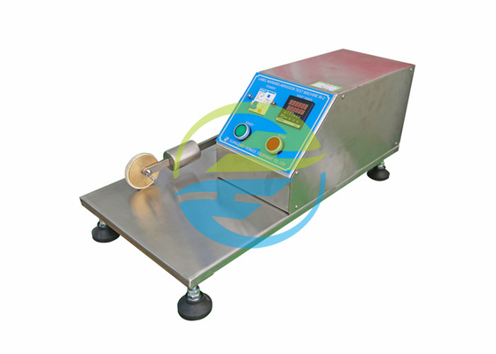 เครื่องทดสอบการขัดถูฉลาก 48 รอบต่อนาที 220VAC 50Hz เครื่องทดสอบความทนทานของเครื่องหมาย