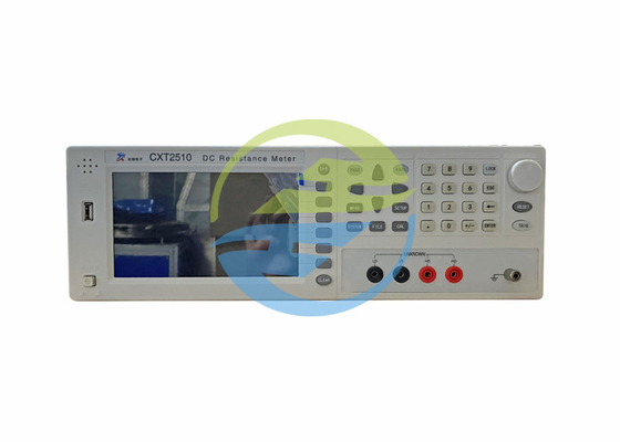 0.01uΩ - 10MΩ อุปกรณ์ทดสอบสายเคเบิล เครื่องวัดความต้านทานตัวนำ ความแม่นยำพื้นฐาน 0.02%