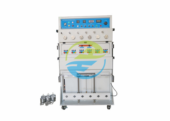 อุปกรณ์ทดสอบสายเคเบิล UL817 เครื่องทดสอบแรงดึงอย่างกะทันหันพร้อม 6 สถานีงาน