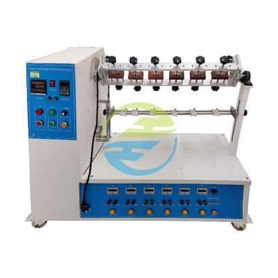 ราคาดี Power Cord Bending Tester การทดสอบความแข็งแรงในการยืด 6 สถานีทดสอบ สนับสนุน 1 - 999999 ครั้ง การทดสอบการบิด ออนไลน์