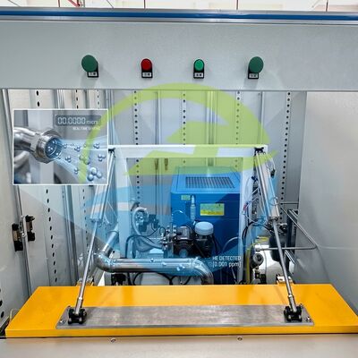 คุณภาพ Industrial Helium Leak Detection System Offering Quick Warm-Up for Continuous Operation โรงงาน
